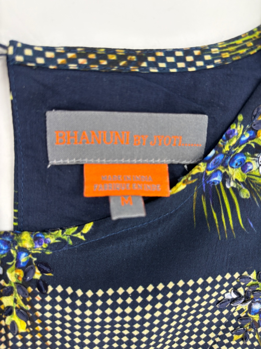 Anthropologie Bhanuni by Jyoti Floral Peplum Short-Sleeve Blouse - Picture 4 of 11